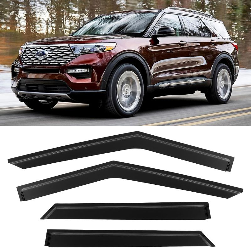 Photo 1 of Window Rain Guards Shield for Ford Explorer 2020-2024 Ford Explorer