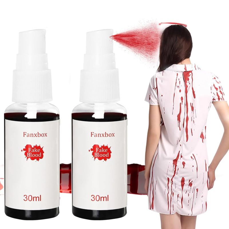 Photo 1 of **NON REFUNDABLE PACK OF 3**
2PCS Fake Blood Spray, Halloween Liquid Blood