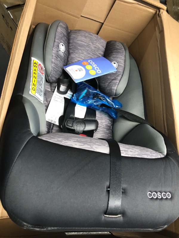 Photo 3 of Cosco Mighty Fit 65 DX Convertible Car Seat (Heather Onyx Gray)