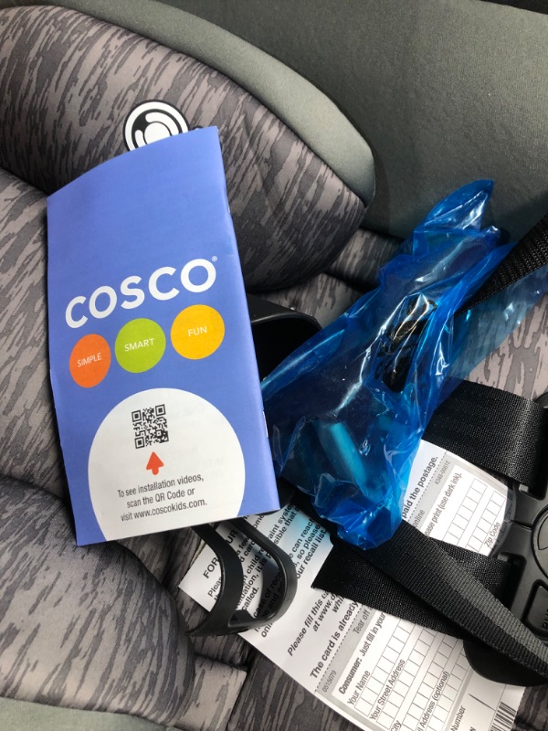 Photo 1 of Cosco Mighty Fit 65 DX Convertible Car Seat (Heather Onyx Gray)