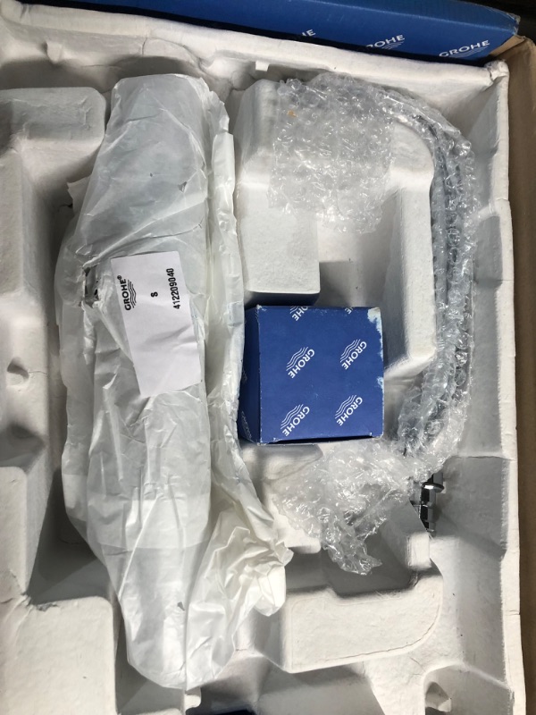 Photo 6 of *PARTS ONLY, NO REFUNDS OR RETURNS, MISSING PIECES* Grohe 26421000 New Tempesta Shower System with Thermostat for Wall Mount, Starlight Chrome