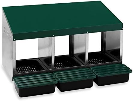 Photo 1 of *SIMILAR TO STOCK PHOTO* Compartment Roll Out Nesting Box for Chickens | for Up to 15 Hens | Heavy Duty Chicken Coop Nesting Box with Lid Cover to Protect Eggs (Without Perch)