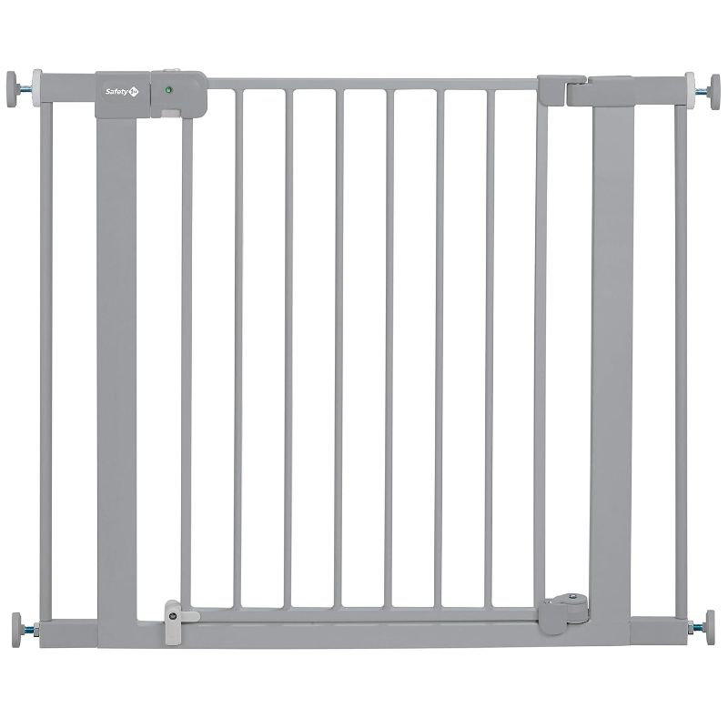 Photo 1 of *SIMILAR TO STOCK PHOTO, BLACK* Safety 1st Easy Install 28" Walk Thru Gate, Fits Between 29" and 38" 1-Pack Original Size Black