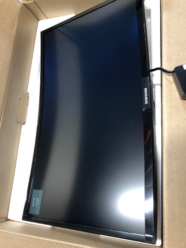 Photo 1 of SAMSUNG 23.5” CF396 Curved Computer Monitor, AMD FreeSync