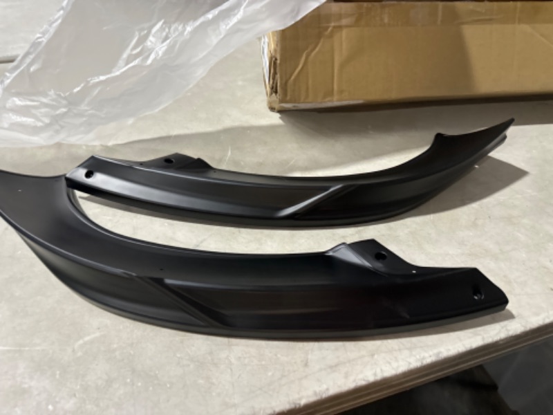 Photo 4 of Fit Tesla Model Y Front Bumper Lip Kit Car Mods Spoilers for Tesla Model Y Accessories 2020-2023