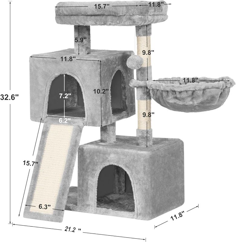 Photo 5 of (NON-REFUNDABLE) BEWISHOME Cat Tree Tower for Indoor Cats