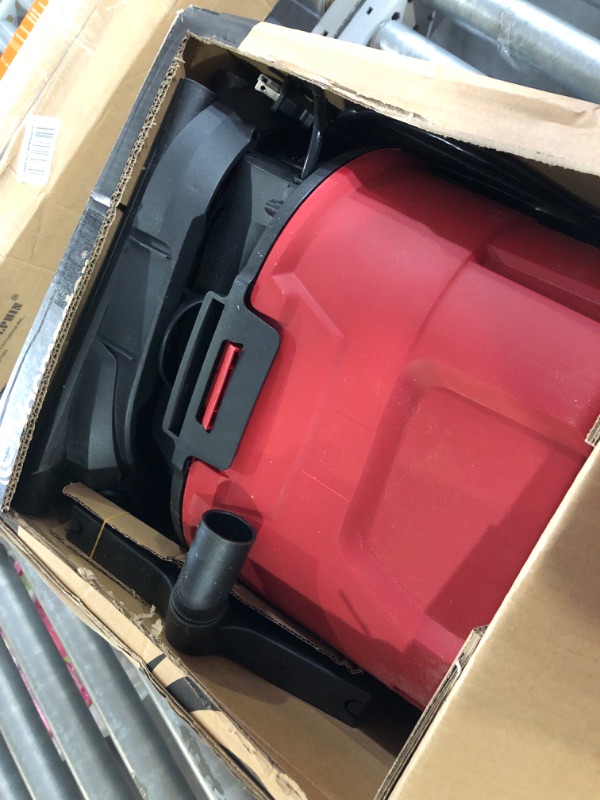 Photo 2 of Vacmaster Red Edition VHB305M 1101 Wall Mount Wet Dry Vacuum 3.2 Gallon 2.5 Peak HP