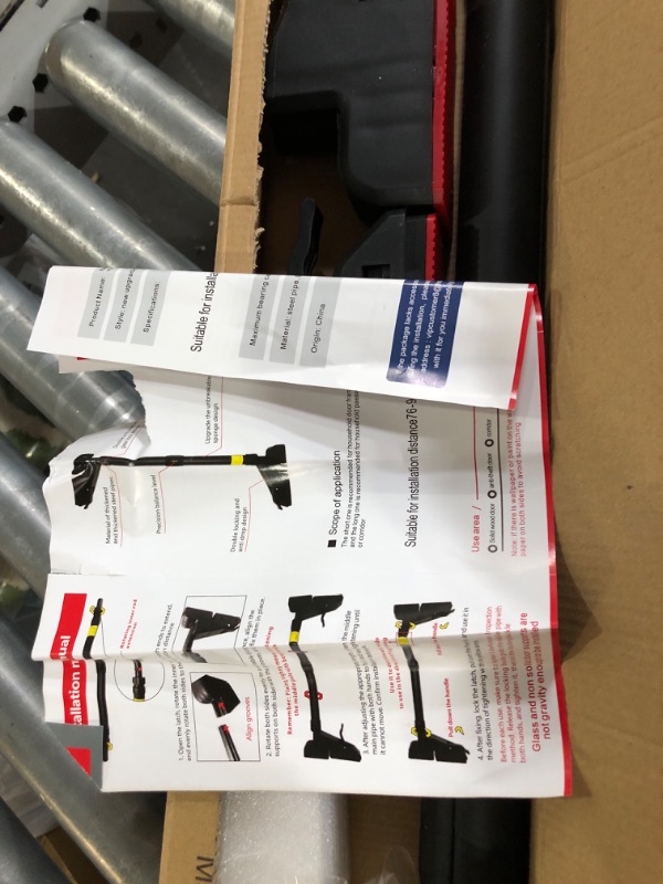 Photo 3 of LADER Pull Up Bar for Doorway, Strength Training Pull-Up Bars with No Screw Installation for Home Gym Exercise Fitness with Level Meter, Max Load Bearing 550LBS