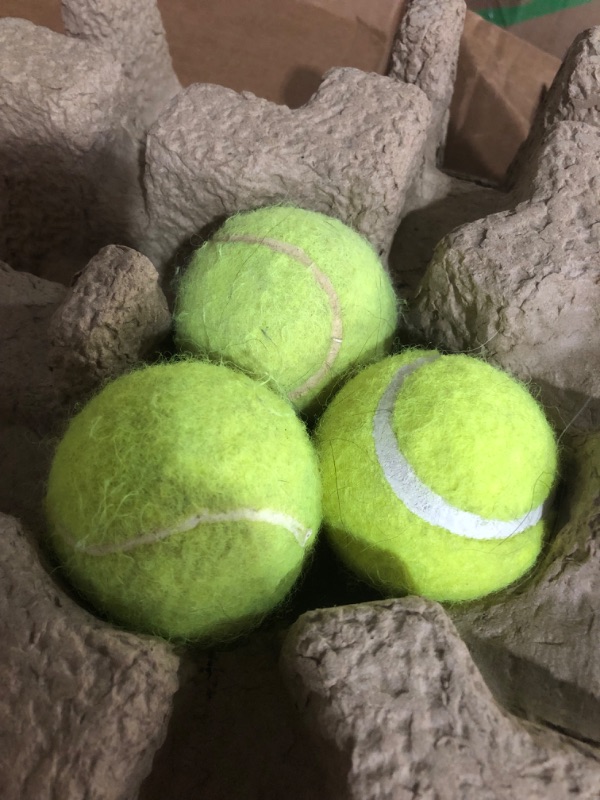 Photo 6 of ***MINOR DAMAGE TO BALLS FROM WEAR***
PetPrime Dog Toy Tennis Ball 3 Pcak 2 Inch for Automatic Ball Lanucher 