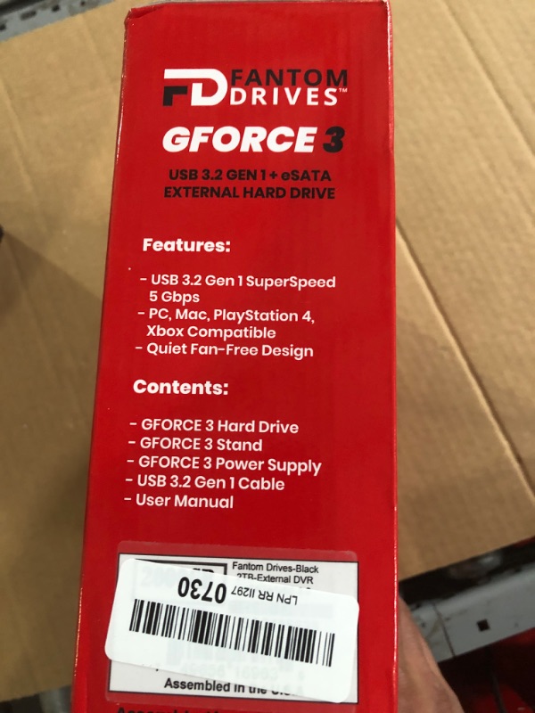 Photo 3 of Fantom Drives FD 2TB DVR Expander External Hard Drive - USB 3.0 & eSATA (Comes with Both USB and eSATA Cable) - Supports DirecTv, Dish, Motorola, Arris and More, Black (DVR2KEUB)