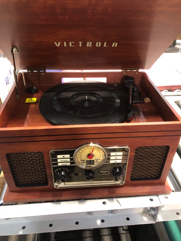 Photo 2 of **READ NOTES**
Victrola Nostalgic 6-in-1 Bluetooth Record Player & Multimedia Center with Built-in Speakers 