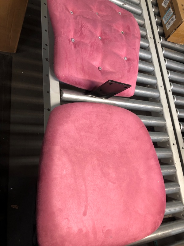 Photo 2 of ***PARTS ONLY, NON FUNCTIONAL****
Boss Office Supplies Tiffany Microfiber Chair-Pink