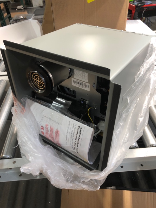 Photo 5 of Furrion® RV Tankless Gas 60,000 BTU Water Heater - 18.11" x 18.11" White Door - 2.4 GPM – Vortex Technology steadies temperatures – Propane Gas-Powered Technology, Electric Ignition – 2021128848 18.11” x 18.11” door