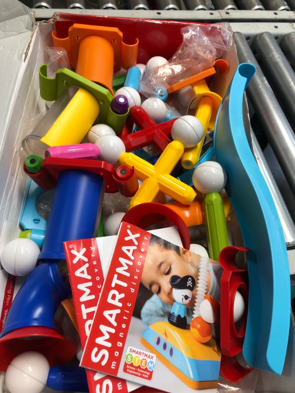 Photo 2 of SmartMax Mega Ball Run STEM Magnetic Discovery Building and Ball Run Set Featuring Safe, Extra-Strong, Oversized Building Pieces for Ages 3+