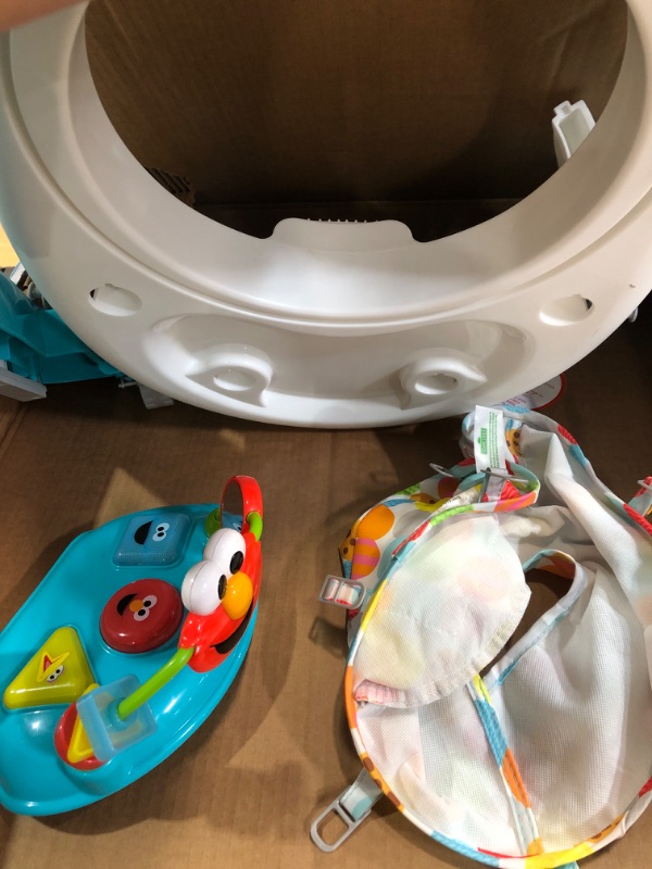 Photo 3 of Sesame Street I Spot Elmo! Bright Starts Baby Walker with Easy-Fold Frame for Storage, Multicolor, Age 6-12 Months