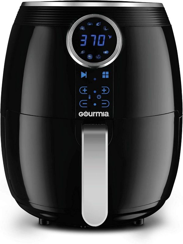 Photo 1 of ***DAMAGED - UNTESTED - SEE COMMENTS***
Gourmia GAF575 5-Quart Digital Air Fryer - No Oil Healthy Frying - 12 One-Touch Cooking Functions - Guided Cooking Prompts