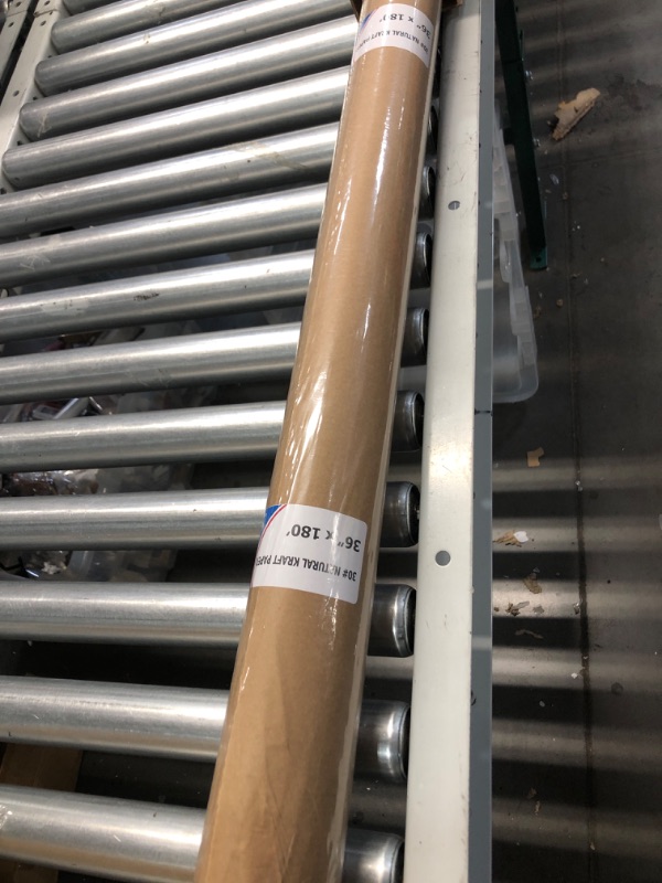 Photo 2 of IDL Packaging 36" x 180 feet (2160 inches) Brown Kraft Paper Roll, 30 lbs (Pack of 1) - Quality Paper