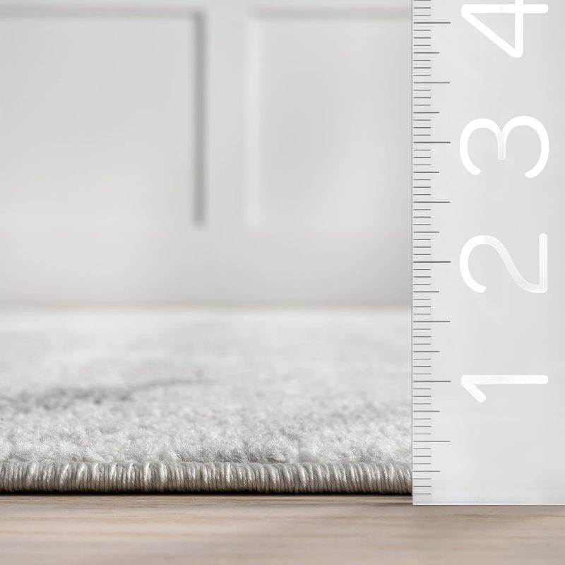 Photo 1 of (READ FULL POST) nuLOOM Thigpen Contemporary Area Rug - 5' X 8' Area Rug Modern/Contemporary Grey/Off-White Rugs for Living Room Bedroom Dining Room Kitchen