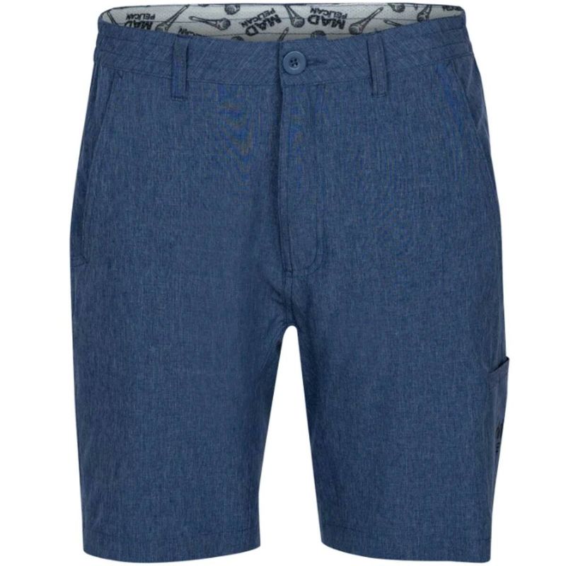 Photo 1 of Mad Pelican Wish U Were Here Donnie S Walking Shorts - Large - Blue