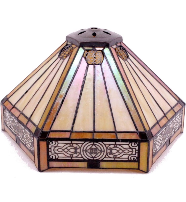 Photo 1 of Tiffany Style Torchiere Lamp Stained Glass Floor Standing Light W12H66 Inch Red Wisteria Lampshade for Living Room Bedroom Bookcase Coffee Table Antique S523R WERFACTORY Art