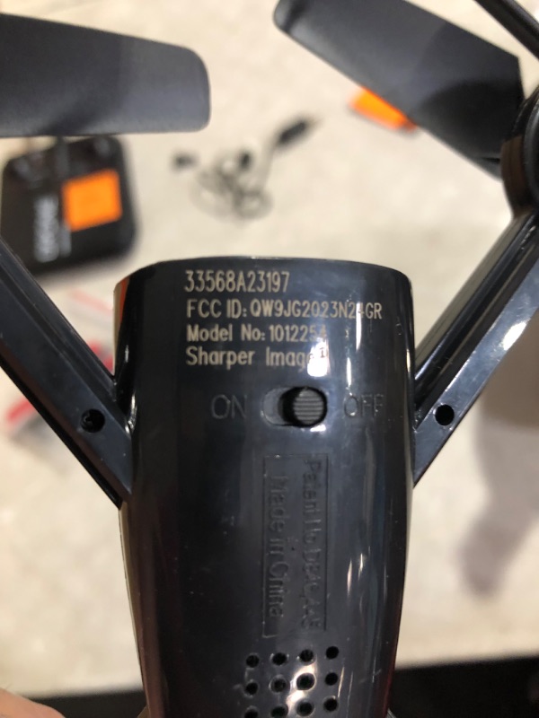 Photo 5 of ***NOT FUNCTIONAL - BLADES DON'T SPIN - UNABLE TO TROUBLESHOOT - LIKELY MISSING PARTS***
Sharper Image 10” Mach X Long Range Drone with Streaming Camera, LED Lights, 2.4 GHz, Auto-Orientation, Assisted Landing and Gyro Stabilization Control, Capture Panor