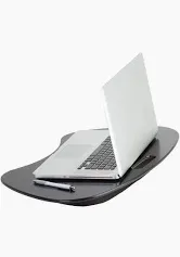 Photo 1 of Honey-Can-Do TBL-02869 Portable Laptop Lap Desk with Handle, Black, 23 L x 16 W x 2.5 H