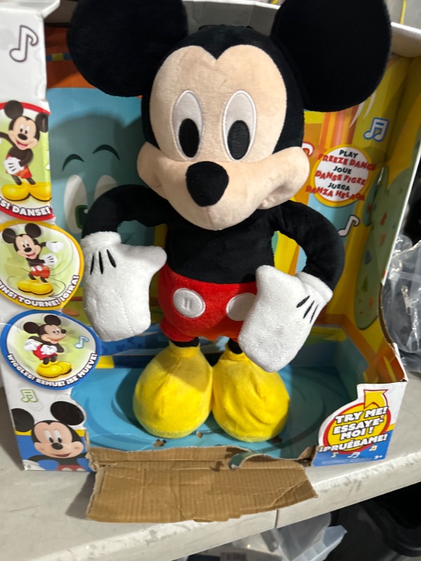 Photo 4 of **DOES NOT WORK**
MICKEY MOUSE Hot Diggity Dance Mickey Feature Plush Stuffed Animal, 