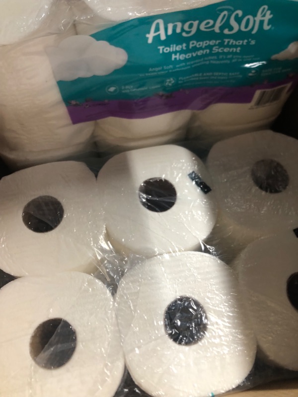 Photo 2 of Angel Soft® Toilet Paper with Fresh Lavender Scent, 48 Mega Rolls = 192 Regular Rolls, 2-Ply Bath Tissue