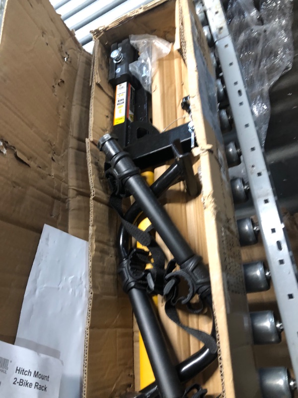 Photo 1 of MaxxHaul 50025 Hitch Mount 2 Bike Rack For Cars, Trucks, SUV's, Minivans - 100 lb. Capacity