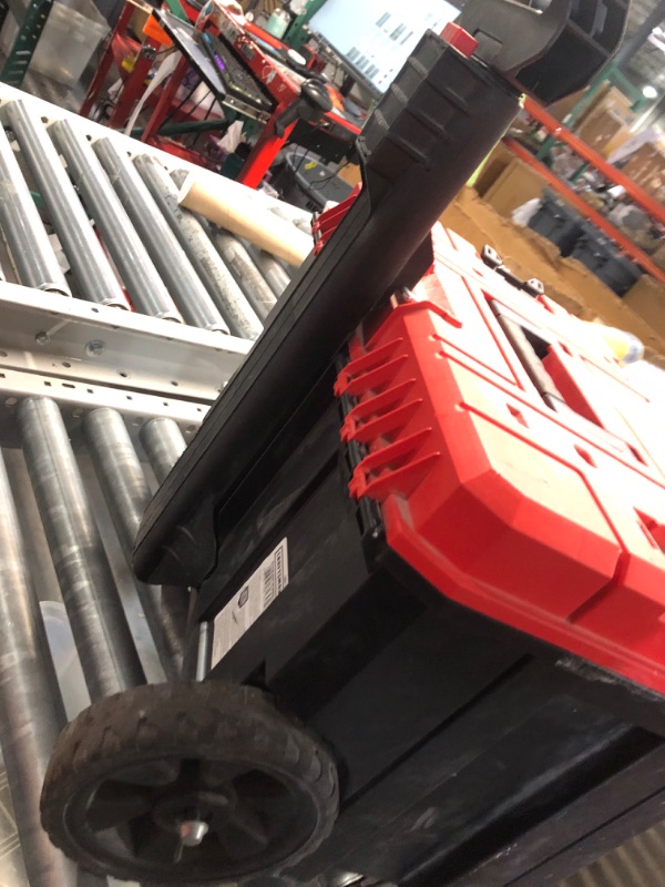 Photo 3 of ***NONREFUNDABLE - MAJOR DAMAGE - FOR PARTS ONLY - SEE COMMENTS***
CRAFTSMAN VERSASTACK Rolling Tool Box with Wheels, Lockable, Red, 20 Inch (CMST17835) Rolling Box