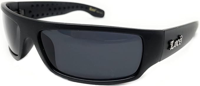 Photo 1 of Locs Mad Dog Hardcore Gangster Cholo Narrow Rectangular Sunglasses 2 PACK 