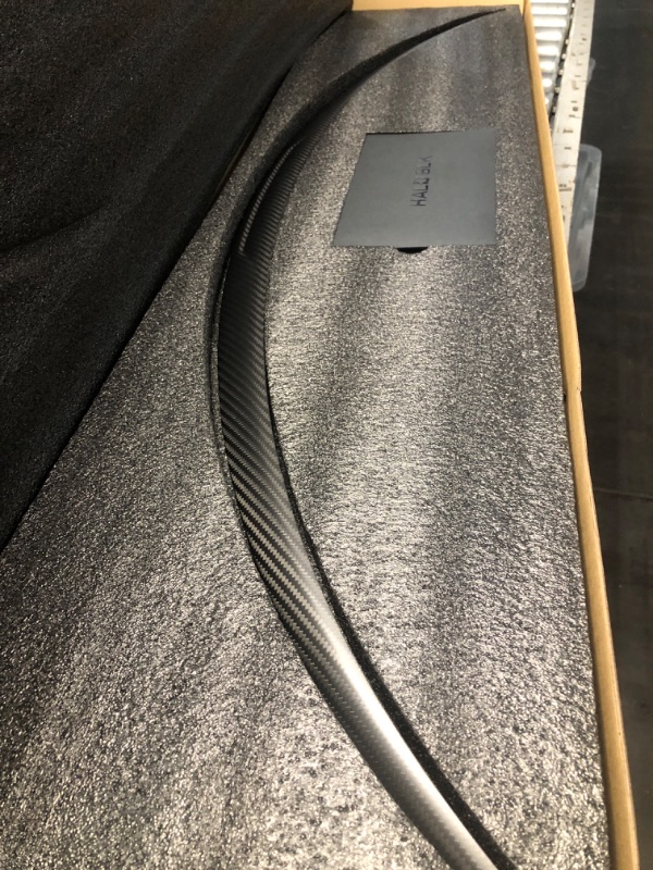 Photo 2 of HALOBLK Performance Carbon Fiber Spoiler for Tesla Model Y, Ultralight Genuine 3K Carbon Fiber Rear Spoiler (Matte Finish)