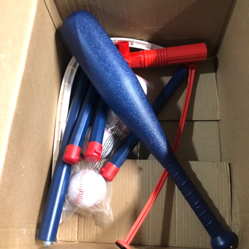 Photo 2 of ***USED - LIKELY MISSING PARTS - UNABLE TO VERIFY FUNCTIONALITY***
Franklin Sports Grow-with-Me Kids Baseball Batting Tee + Stand Set for Youth + Toddlers - Toy Baseball, Softball + Teeball Hitting Tee Set for Boys + Girls Grow With Me Tee - Mlb Baseball