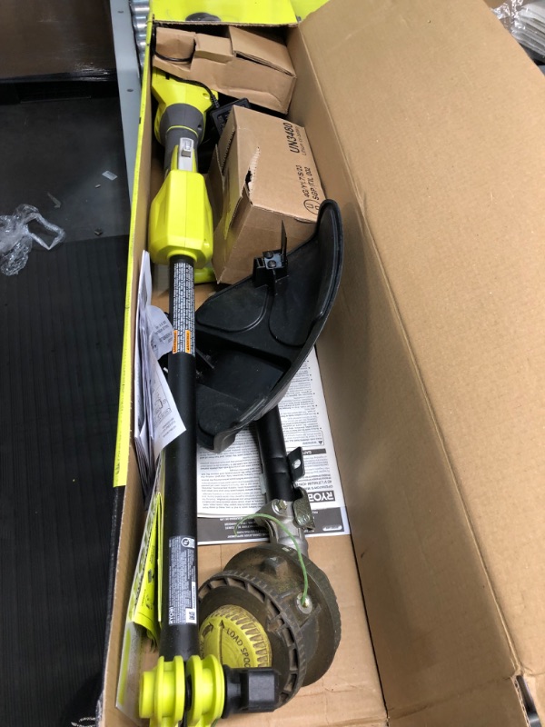 Photo 2 of RYOBI 40-Volt Lithium-Ion Cordless Attachment Capable String Trimmer 