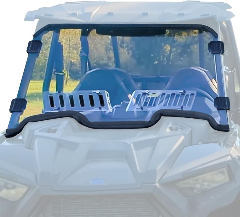 Photo 1 of RZR 1000 XP Windshield, StarknightMT Vented RZR Windshield Compatible with Polaris RZR XP 1000/4 1000 /XP Turbo/XP 4 Turbo 2019-2023 Front Window RZR Accessories