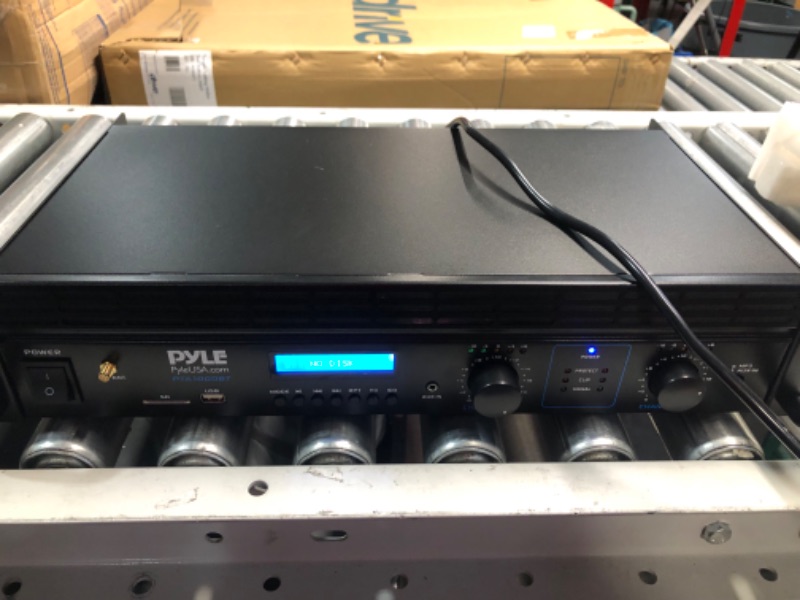 Photo 2 of 2-Channel Bluetooth Power Amplifier - Pyle & StarTech.com 8 Outlet Horizontal 1U Rack Mount PDU Power Strip-