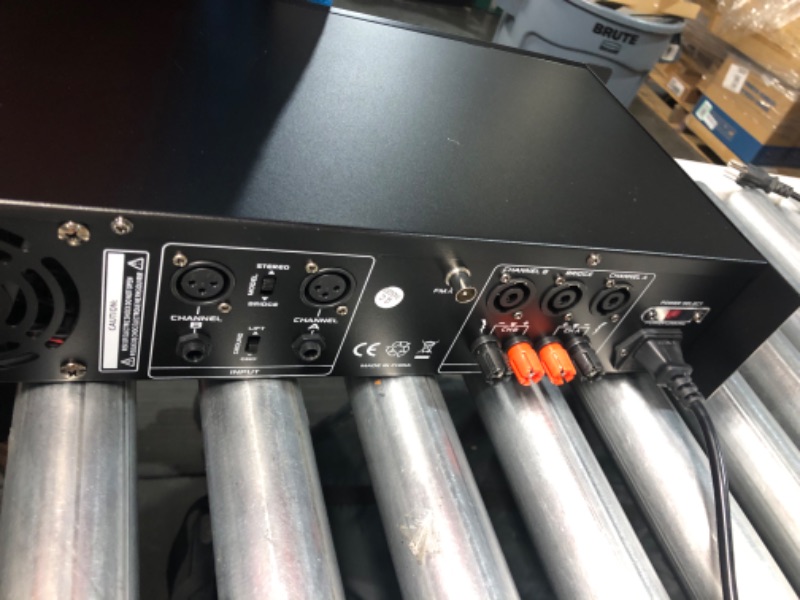 Photo 3 of 2-Channel Bluetooth Power Amplifier - Pyle & StarTech.com 8 Outlet Horizontal 1U Rack Mount PDU Power Strip-