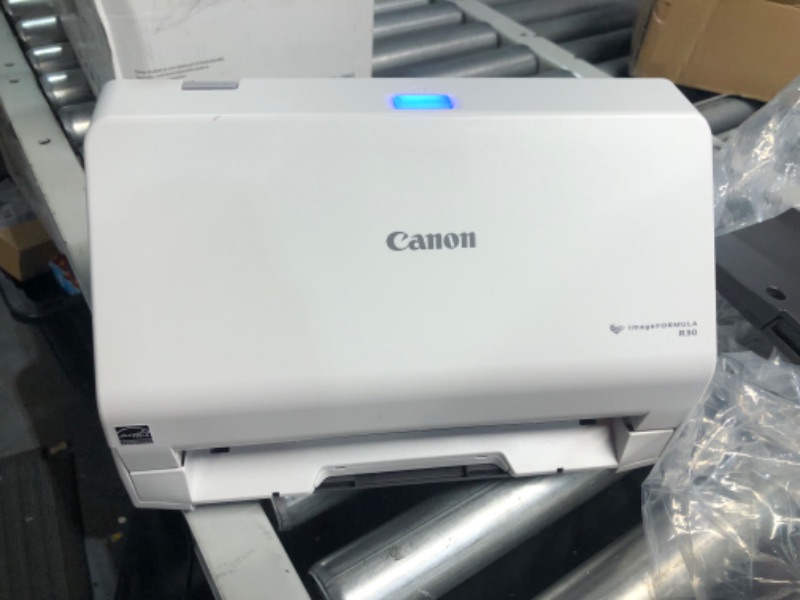 Photo 2 of Canon imageFORMULA R40 Office Document Scanner For PC and Mac, Color Duplex Scanning, Easy Setup For Office Or Home Use, Includes Scanning Software R40 Document Scanner