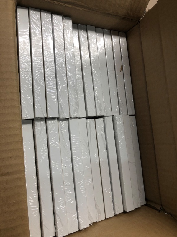 Photo 1 of Roowest Set of 24 Picture Frame Bulk Wood Photo Frames with Acrylic Sheet Small Picture Frames (3.5 x 5 Inch, White) 