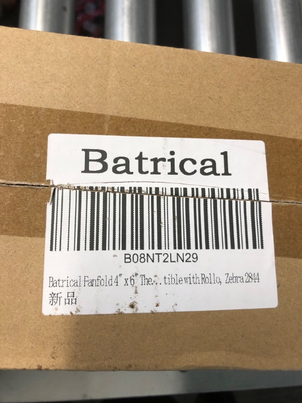Photo 1 of Fanfold 4" x 6" Thermal Direct Address Shipping Label, 2000 Lables, Compatible with Rollo, Zebra 2844