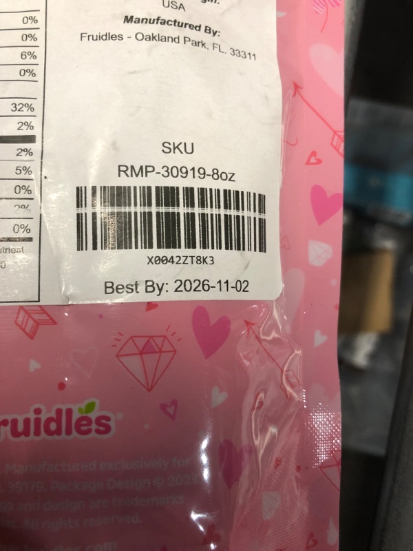 Photo 2 of **NON-REFUNDABLE** EXP 11/2/26 2 PACK
Happy Valentine's Day Milk Chocolate Hearts in Bag, Red and Silver Foils, Kosher Certified Dairy (Half-Pound)