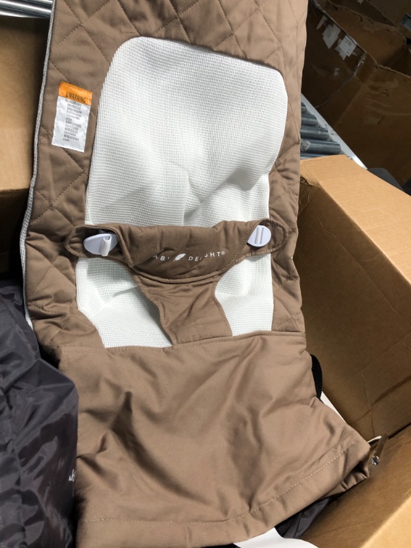 Photo 2 of Alpine Organic Deluxe Portable Bouncer - Organic Mocha