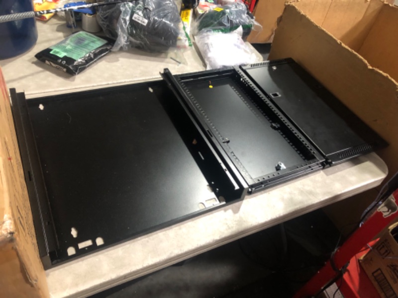 Photo 1 of ***NONREFUNDABLE - NOT FUNCTIONAL - FOR PARTS ONLY - SEE COMMENTS***
Tedgetal 12U Wall Mount Server Cabinet Network Rack Vented Enclosure Locking Door