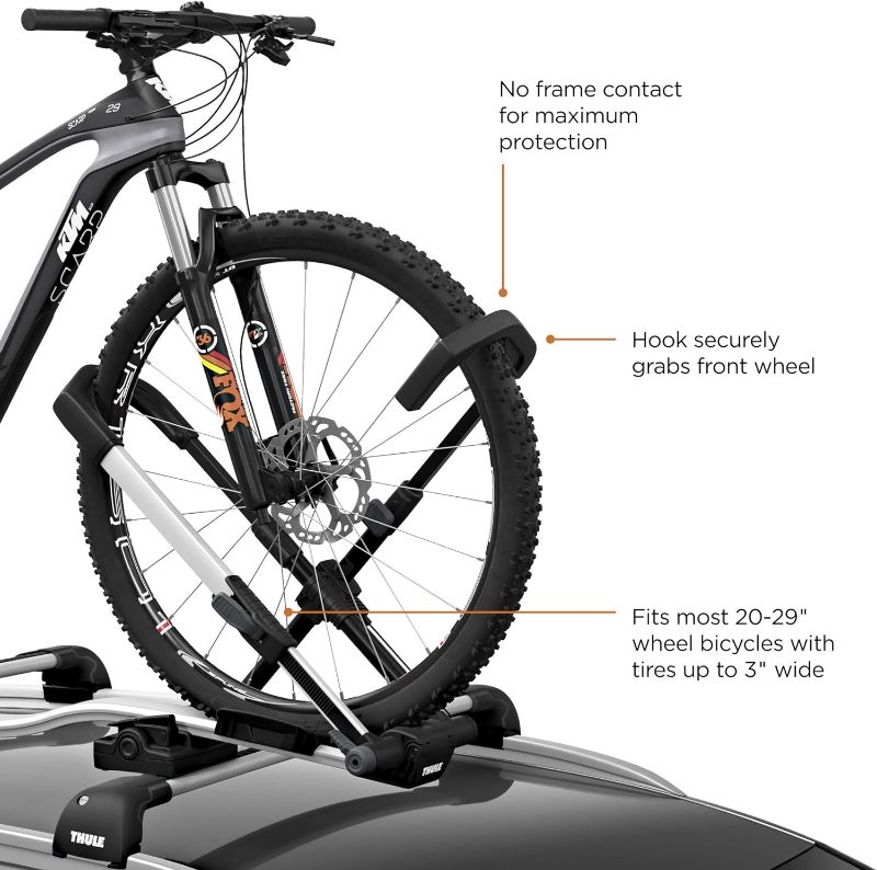 Photo 6 of (NON-REFUNDABLE) Thule TopRide Roof Mounted Bike Rack Black | **READ FULL POST**