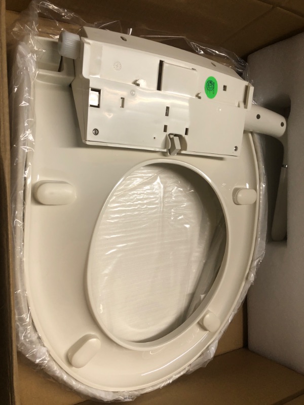 Photo 3 of ***USED - LIKELY MISSING PARTS - UNABLE TO VERIFY FUNCTIONALITY***
KOHLER 76923-96 Puretide Round Bidet Toliet Seat, Manual Non-Electric Bidets for Existing Toilets, Adjustable Biscuit