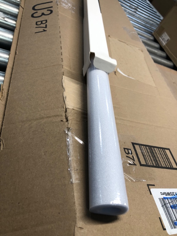 Photo 1 of rabbitgoo Window Privacy Film, Frosted Glass Window Sticker, Opaque Sun Blocking Frosted White, 35.4 x 78.7 inches 