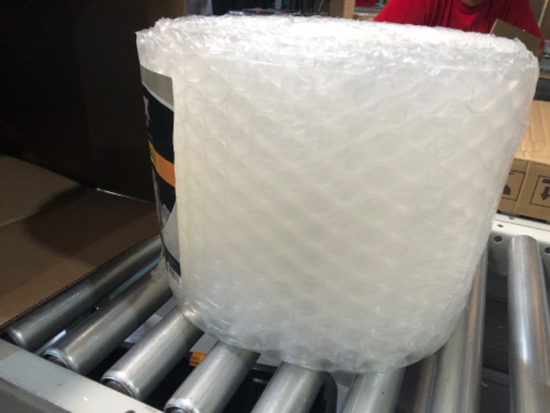 Photo 2 of Duck Max Strength Bubble Cushioning Wrap for Moving & Shipping, 60 FT Large Bubble Packing Wrap, 12 in. x 60 ft.