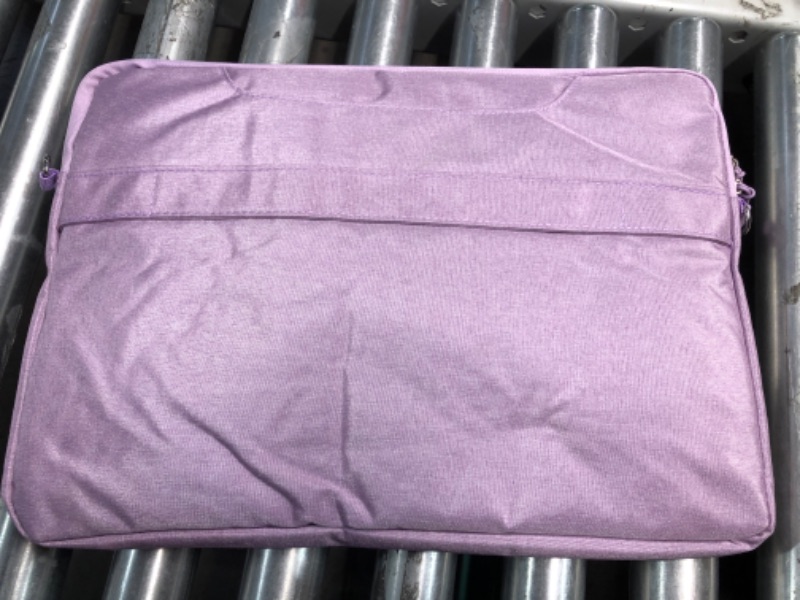 Photo 3 of Laptop Sleeve Case 15 15.6 16 Inch, Durable Shockproof Protective Laptop Bag, Water Resistant Carrying Bag -Purple