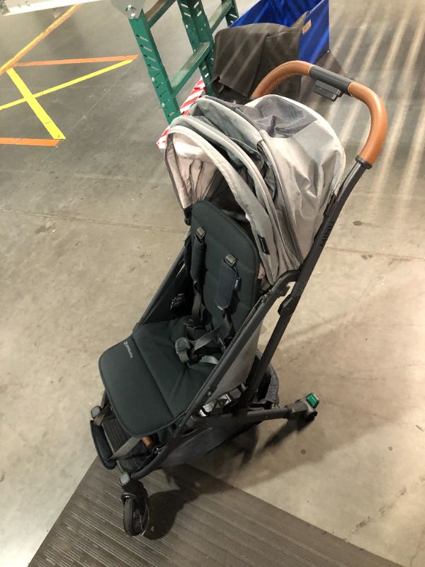 Photo 2 of ***USED - LIKELY MISSING PARTS - UNABLE TO VERIFY FUNCTIONALITY***
UPPAbaby Minu V2 Travel Stroller Lightweight, Portable Design One-Hand Fold Shoulder Strap and Leather Bumper Bar Included Greyson (Charcoal Mélange/Carbon Frame/Saddle Leather)