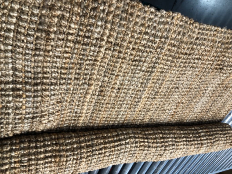 Photo 1 of ***USED - DIRTY - NO PACKAGING***
JONATHAN Y NRF102A-4 Pata Hand Woven Chunky Jute Indoor Area Rug Bohemian Farmhouse Natural Color 4 ft x 6 ft